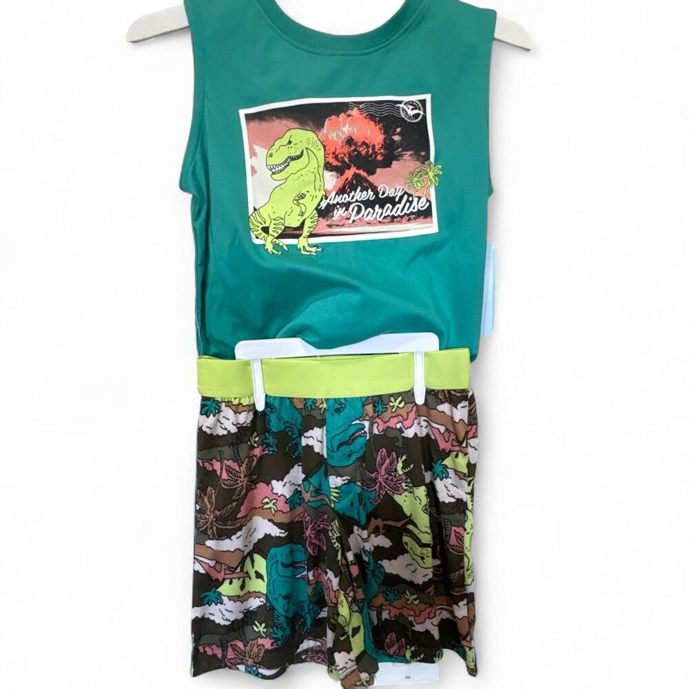Boys Dinosaur Pajama Set Medium